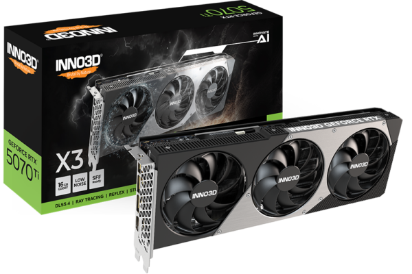 INNO3D GeForce RTX™ 5070 Ti X3 - Billede 3